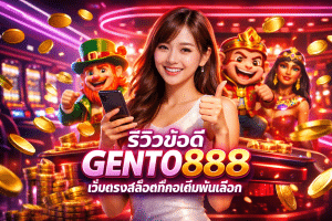 รีวิวข้อดี GENTO888 เว็บตรงสล็อตที่คอเดิมพันเลือก