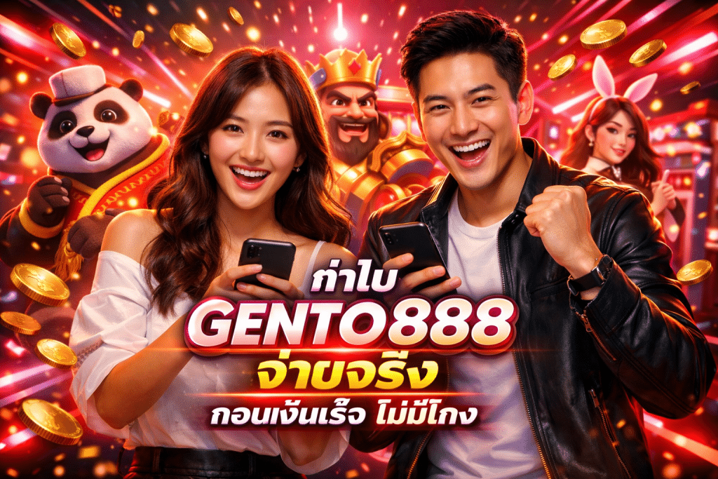 ทำไม GENTO888 จ่ายจริง ถอนเงินเร็ว ไม่มีโกง