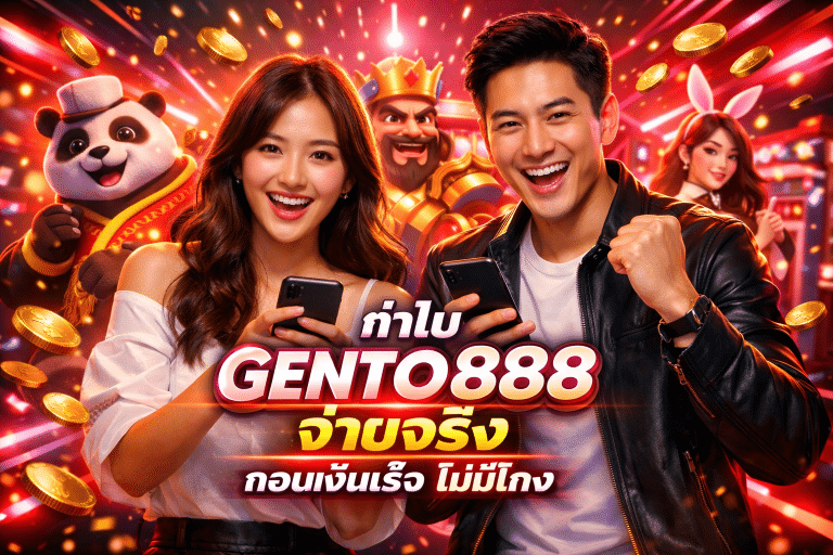 ทำไม GENTO888 จ่ายจริง ถอนเงินเร็ว ไม่มีโกง